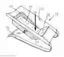 Fig. 01 - Containing structure for small children fitted with a dynamic backrest