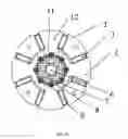 Fig. 11 - Permanent magnet rotor of motor