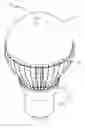 Fig. 01 - Lamp with heat sink and lamp cover mounted on the heat sink