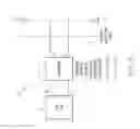 Fig. 04 - Sensing properties of a material loading a UHF RFID tag by analysis of the complex reflection backscatter at different frequencies and power levels