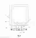 Fig. 05 - Multi-positional stand and under cabinet mount for a tablet computer