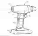 Fig. 01 - Power tool with integral pencil sharpener