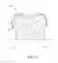 Fig. 12 - PROSTHETIC DENTAL DEVICE WITH BRIDGE HAVING CLASPING ARM