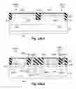 Fig. 53 - Configuration and fabrication of semiconductor structure in which source and drain extensions of field-effect transistor are defined with different dopants