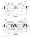 Fig. 55 - Configuration and fabrication of semiconductor structure in which source and drain extensions of field-effect transistor are defined with different dopants