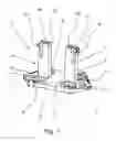 Fig. 02 - Fastening device for detachable holding of an electrical distributor by latching