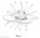 Fig. 03 - Fastening device for detachable holding of an electrical distributor by latching