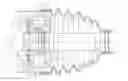 Fig. 01 - Fixed type constant velocity universal joint