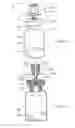 Fig. 02 - Vial assemblage with vial and pre-attached fluid transfer device