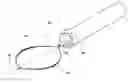 Fig. 01 - SURGICAL RETRIEVAL DEVICE RADIALLY DEPLOYABLE FROM A COLLAPSED POSITION TO A SNARE OR CAUTERIZATION LOOP