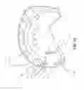 Fig. 10 - Helmet having a guiding mechanism for a compatible visor