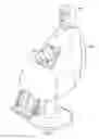 Fig. 02 - SALON CAPE WITH CLEAR WINDOW TO ALLOW THE USE OF ELECTRONIC DEVICES