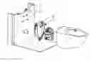 Fig. 01 - Connection and support structure for wall mounted sanitary devices such as toilets etc