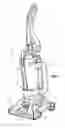 Fig. 02 - DIFFUSER FOR A VACUUM CLEANER MOTOR-FAN ASSEMBLY