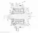 Fig. 01 - Staked nut and flange for gear support