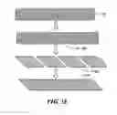 Fig. 09 - Armor panel system to deflect incoming projectiles