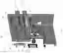 Fig. 08 - Sliding track and pivot mounting system for displays on anesthesia machines