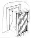 Fig. 01 - SCREEN PARTITION ASSEMBLY FOR A DOORWAY