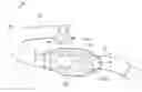 Fig. 01 - Motorcycle exhaust system structure including a resonator provided to an exhaust pipe