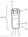 Fig. 01 - Child resistant container with inverting cap bottom lift