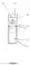 Fig. 08 - Child resistant container with inverting cap top key for spray activation