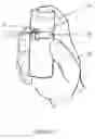 Fig. 12 - Child resistant container with inverting cap top key for spray activation