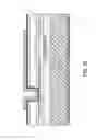 Fig. 30 - Light sensor having a transparent substrate, a contiguous IR suppression filter and through-substrate vias
