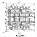 Fig. 12 - Using backside passive elements for multilevel 3D wafers alignment applications