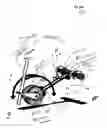 Fig. 24 - Rowing-Motion Propelled Wheelchair Generating Power from Rowing Motion in Both Directions