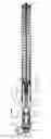Fig. 01 - Telescopic suspension fork leg with equalizing volume for damping fluid