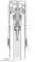 Fig. 07 - Telescopic suspension fork leg with equalizing volume for damping fluid