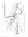 Fig. 05 - Hitch assembly for converting a wheelbarrow to a towable trailer