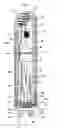 Fig. 03 - Lamp comprising glass tube having pinched sealed portion at end