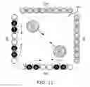 Fig. 12 - OPTICAL TOUCH SCREEN WITH TRI-DIRECTIONAL MICRO-LENSES