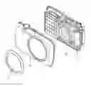 Fig. 01 - Camera with easy mounting decoration ring assembly