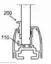Fig. 01 - PROFILE BAR TO BE LOCKED TO A PANEL, AND A PANEL SYSTEM