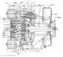 Fig. 01 - Scroll fluid machine having fixed scroll including flange containing groove opposite the orbiting scroll that absorbs deformation due to expansion of the end plate