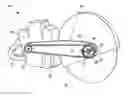 Fig. 01 - Power tool with a tensioning device for a belt