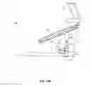 Fig. 12 - Elliptical exercise machine with declining adjustable ramp