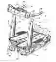 Fig. 01 - Upper body exercise and flywheel enhanced dual deck treadmills