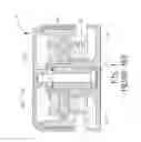 Fig. 02 - Component positioning structure for components received in a motor's shaft tube