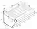 Fig. 01 - Rain gutter with integral reinforcing member and gutter guard