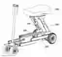 Fig. 01 - Foldable seat mounting rack and foldable motorized vehicle having same