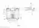 Fig. 02 - FILTER ELEMENT USING PLASTIC CAP INTEGRATED WITH RELIEF VALVE
