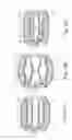 Fig. 10 - Low frequency oscillator, the omni-directional type low frequency underwater acoustic transducer using the same and the cylindrical radiation type low frequency underwater acoustic transducer using the same