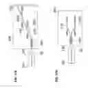 Fig. 13 - External cavity widely tunable laser using a silicon resonator and micromechanically adjustable coupling