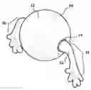 Fig. 01 - Toy having hard molded body with soft elastomeric appendages and its associated method of manufacture