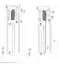 Fig. 13 - Ultrasonic probe with ultrasonic transducers addressable on common electrical channel