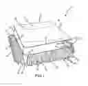 Fig. 02 - Under bed skirt support with fully separated corners and with layers that do not have to be equally lofted