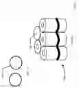 Fig. 09 - Foam spring mattress with replaceable foam springs